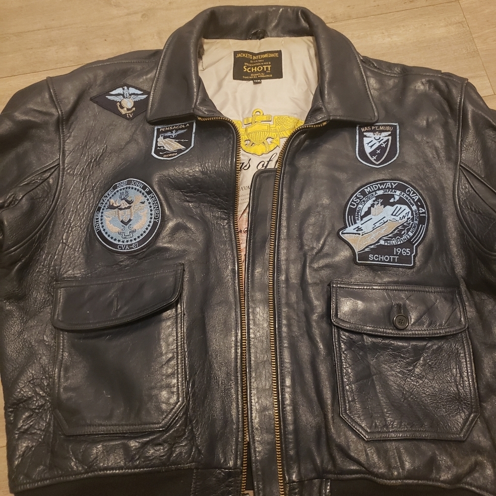 Schott Genuine Leather Coat for Men size 3x